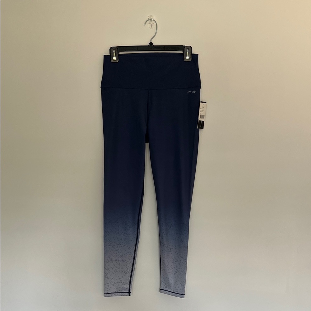 nwt ar33 alpha high waist ocean fade ombré leggings, size large